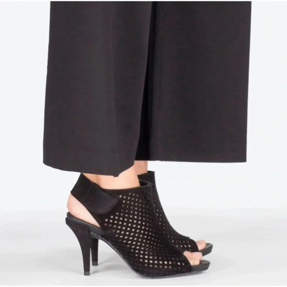 Pedro Garcia Yinon 'Perfed' Low Rider Bootie Heel Black Size 9 - Picture 3 of 10